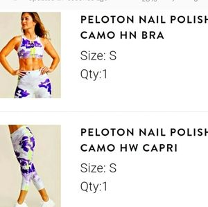 Peloton workout outfit